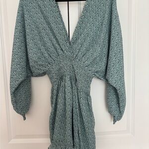 Floral Blue Women's Jumpsuit